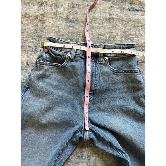 Madewell Curvy 90's Straight Leg High Rise Jeans Size 24" - Picture 6 of 7